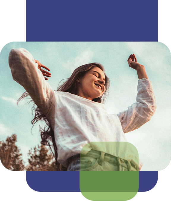 Woman Celebrating