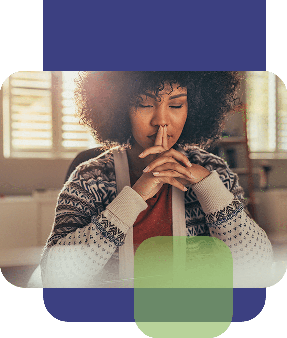 Woman Practicing Mindfulness